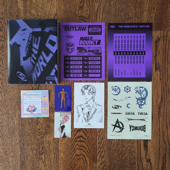 Ateez The World Ep.2 Outlaw album - Picture 1 of 2